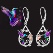 Cassilda | Conjunto Colar e Brincos Colibri Gota