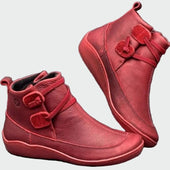 Botins ortopédicos de couro premium
