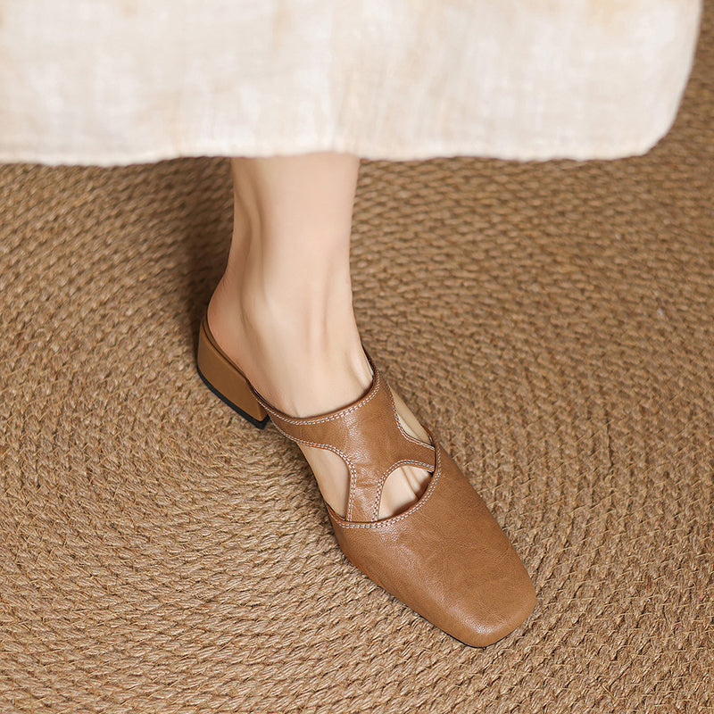 Patrícia | Mules Elegantes de Salto Largo
