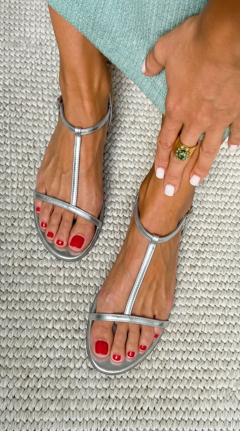 Bianca – Zlate poletne sandale