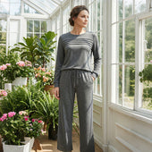 Arminda | Conjunto de Camisola e Calças Largas com Cordão