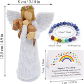 Elisa | Conjunto Anjo da Amizade e Pulseira