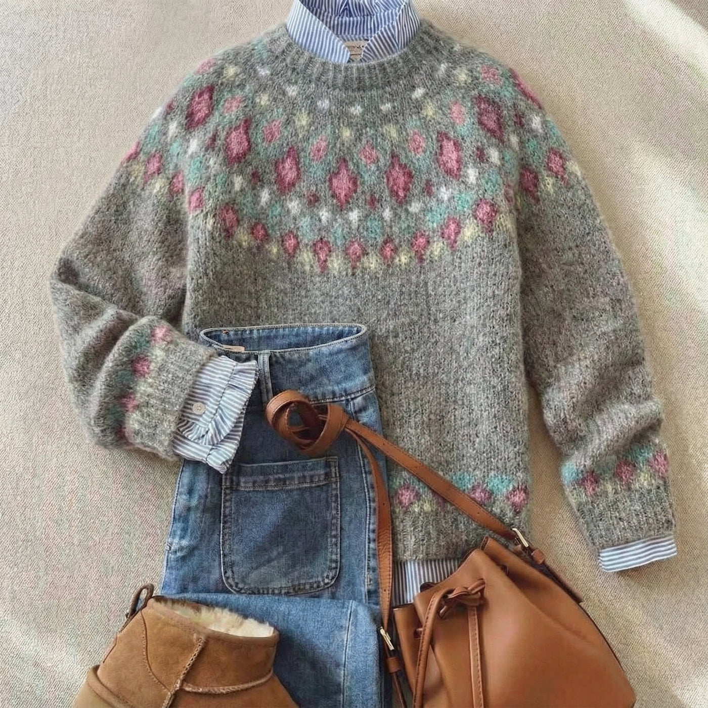 Joyce | Vintage nordijski pulover