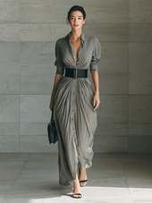 Filipa | Vestido Comprido Plissado