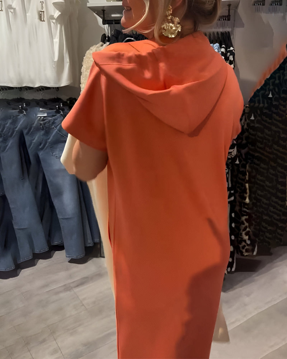 Saskia™ - Vestido Casual com Capuz