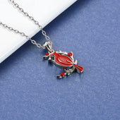Henriqueta | Colar Cardeal Vermelho