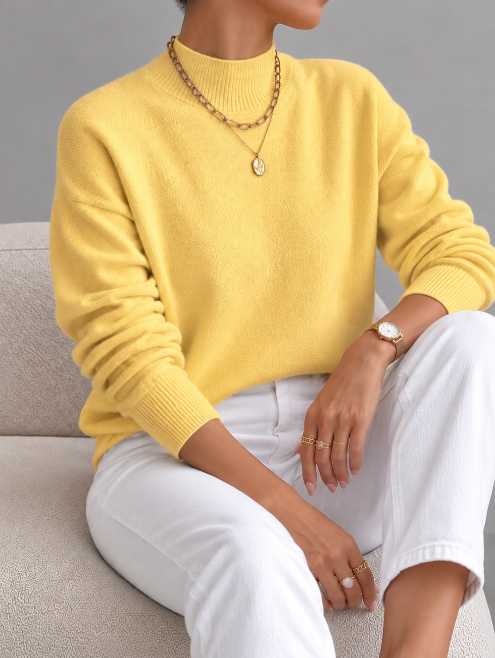 Sofia | Camisola de Gola Alta