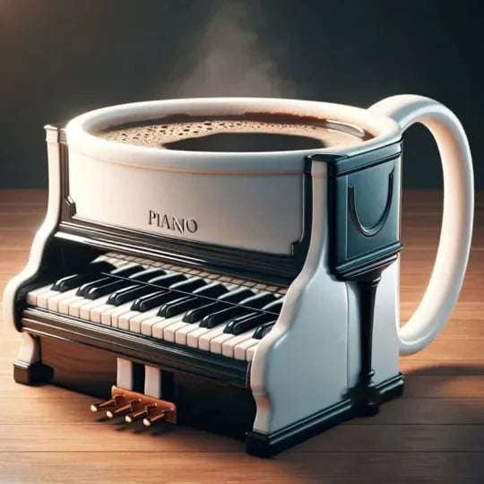 Caneca Piano 3D