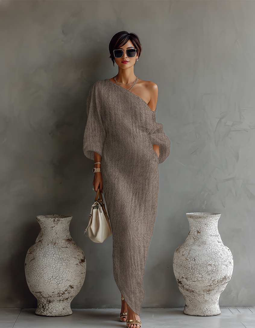 Andreia - Vestido elegante e fluido