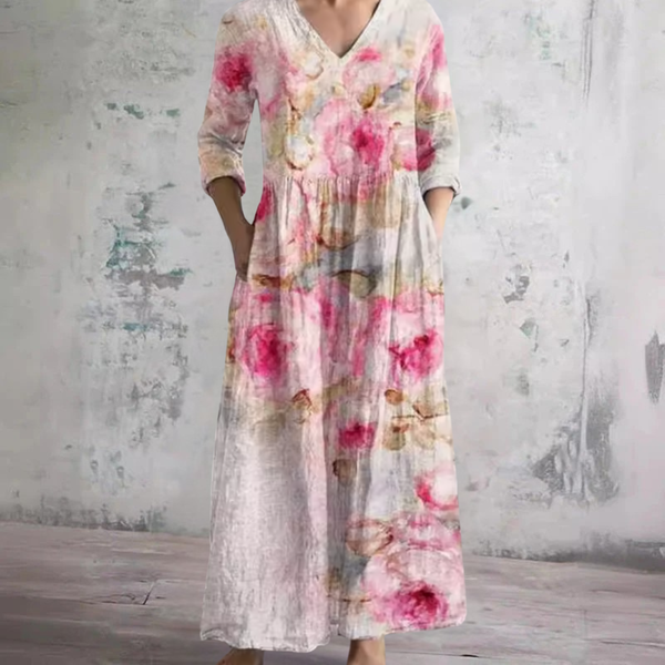 Bárbara - Vestido Floral de Verão