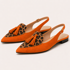 Oranžová s leopardím vzorom