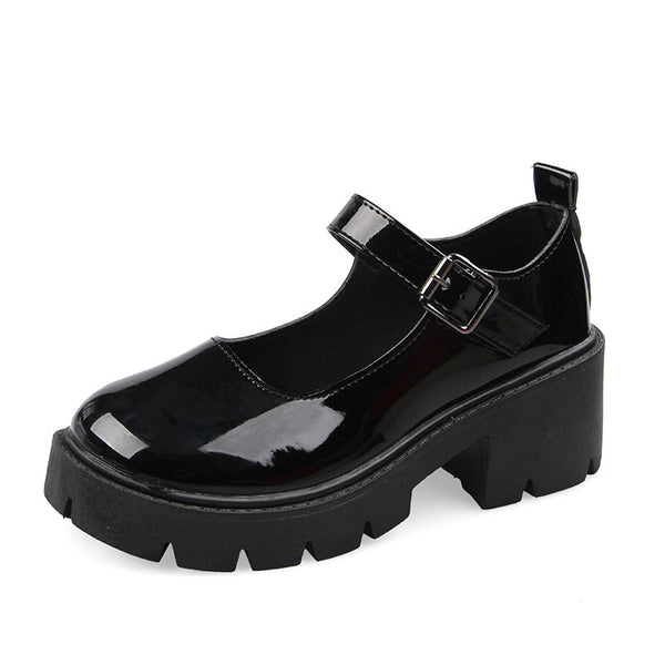 Topánky Mary Jane na platforme