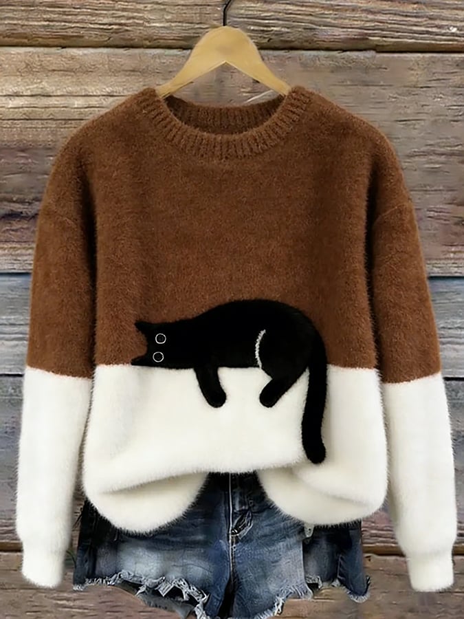 Laura | Camisola Oversize com Gato