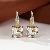 Kreis-Ohrringe Mystic Stone | Gold