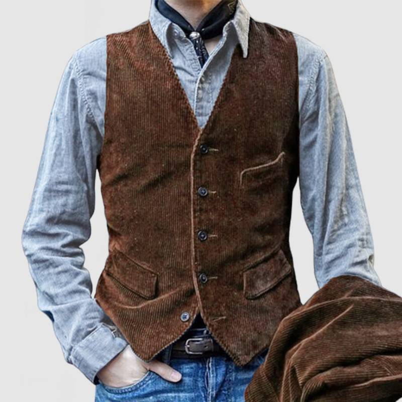 Vasco | Blazer vintage de bombazina com colete
