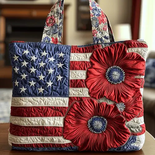 Liberty Rose - Saco acolchoado Feito à Mão