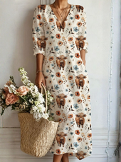 Estela – Dolga boho obleka