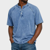Pedro - T-shirt Vintage com Botões