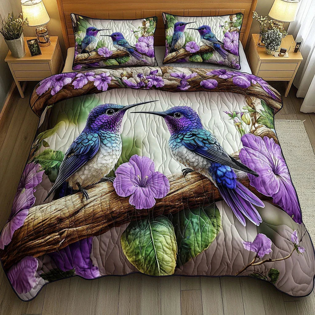 Conjunto de Cama 3 Peças Recanto dos Pássaros