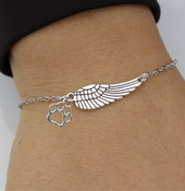 Idalina | Pulseira Asa de Anjo e Patinha