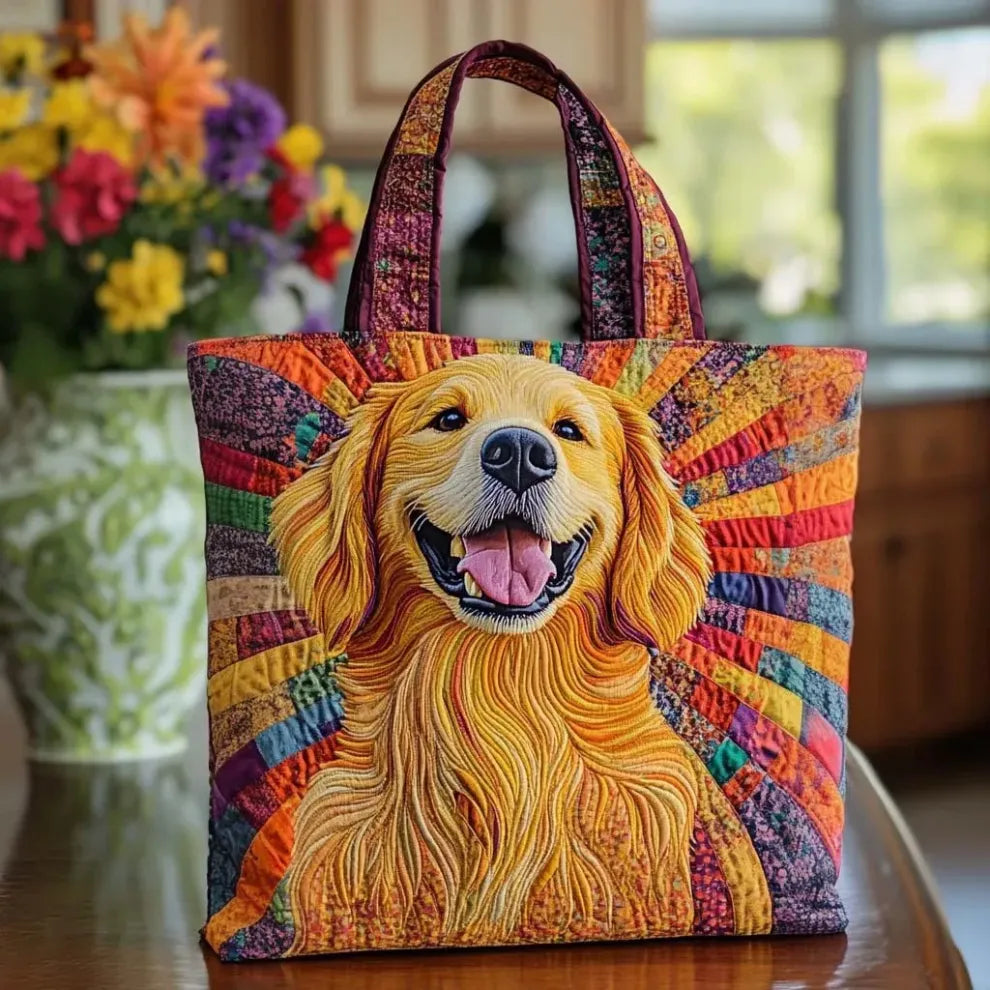 Companheiro Dourado - Saco Artesanal Almofadado