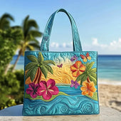 Island Breeze - Saco acolchoado Feito à Mão