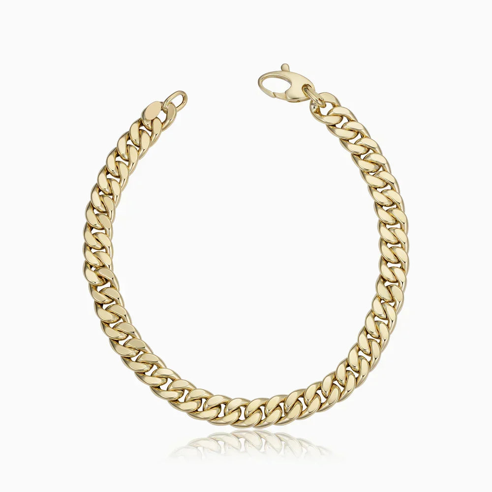 Kubanisches Armband Estate | Gold
