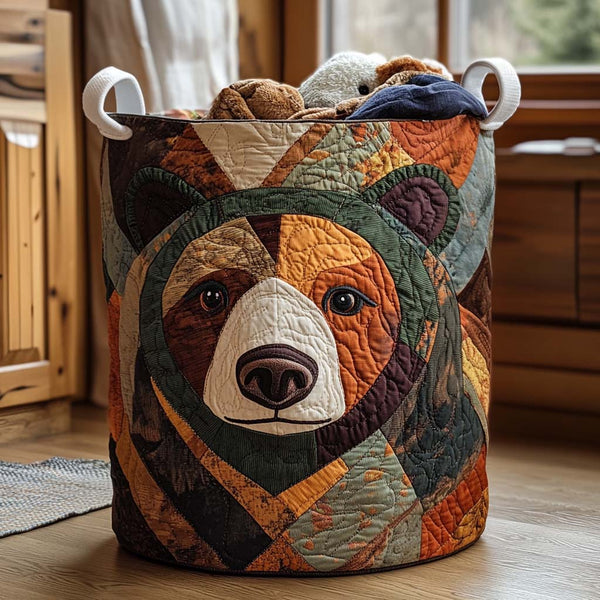 Pegadas de Urso | Cesto de Roupa Feito à Mão