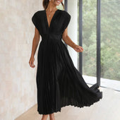 Estela | Vestido Midi Plissado Elegante
