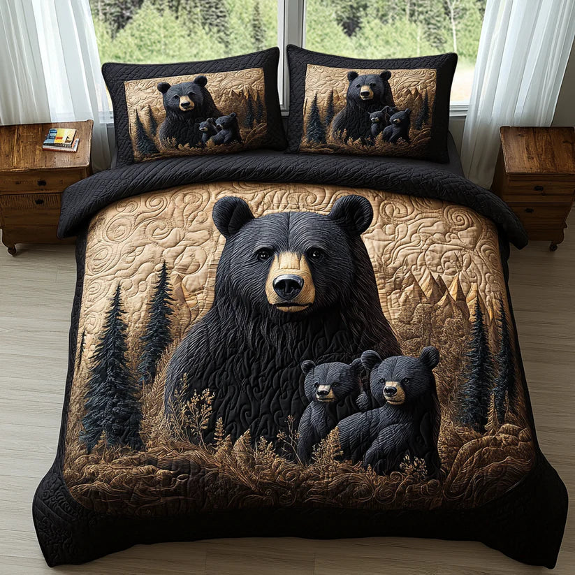 Conjunto de Cama 3 Peças Animais da Floresta
