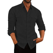 Camisa de Botão - Tecido Respirável