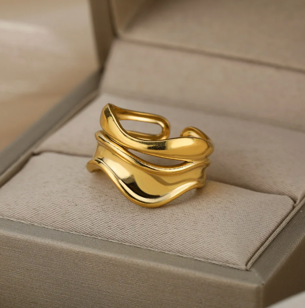 Kaiserlicher Ring, 18-Karat vergoldet