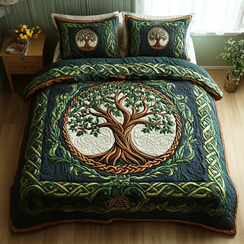 Conjunto de Cama 3 Peças Árvore da Vida