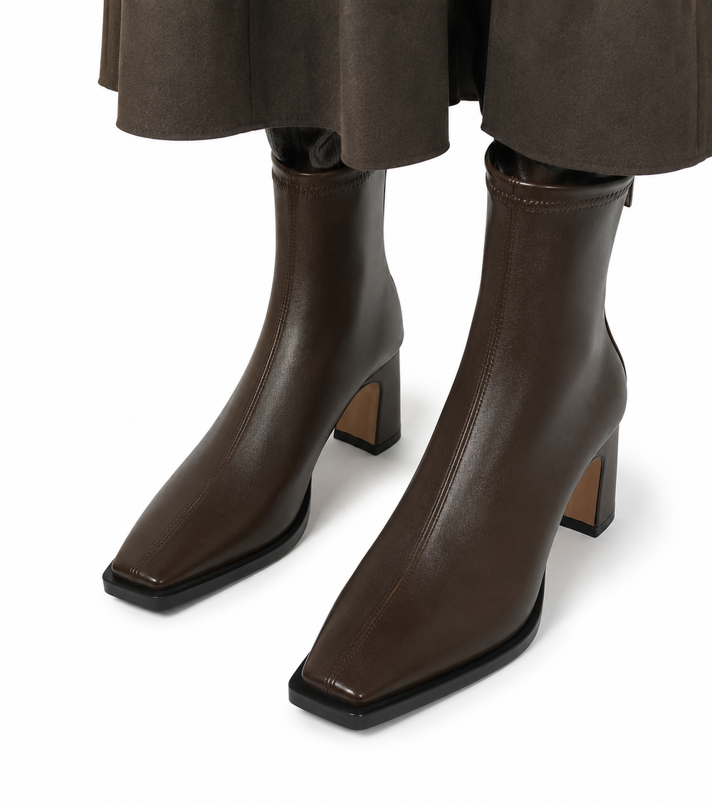 Stella | Botins de pele para senhora