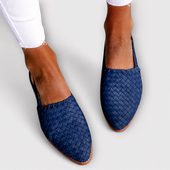 Simone | Mocassins Trançados com Presilha Traseira