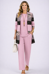 Patrícia | Conjunto Elegante de Três Peças