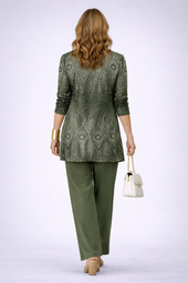 Henriqueta | Conjunto Elegante de Três Peças