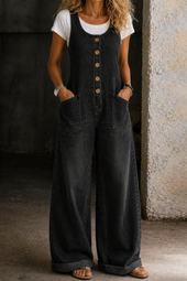 Elisabete - Jardineiras de Algodão Vintage Lavadas