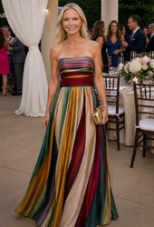 Dália | Vestido de Gala Cai-Cai Evasê