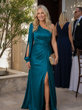 Emília | Vestido de Noite de Um Ombro