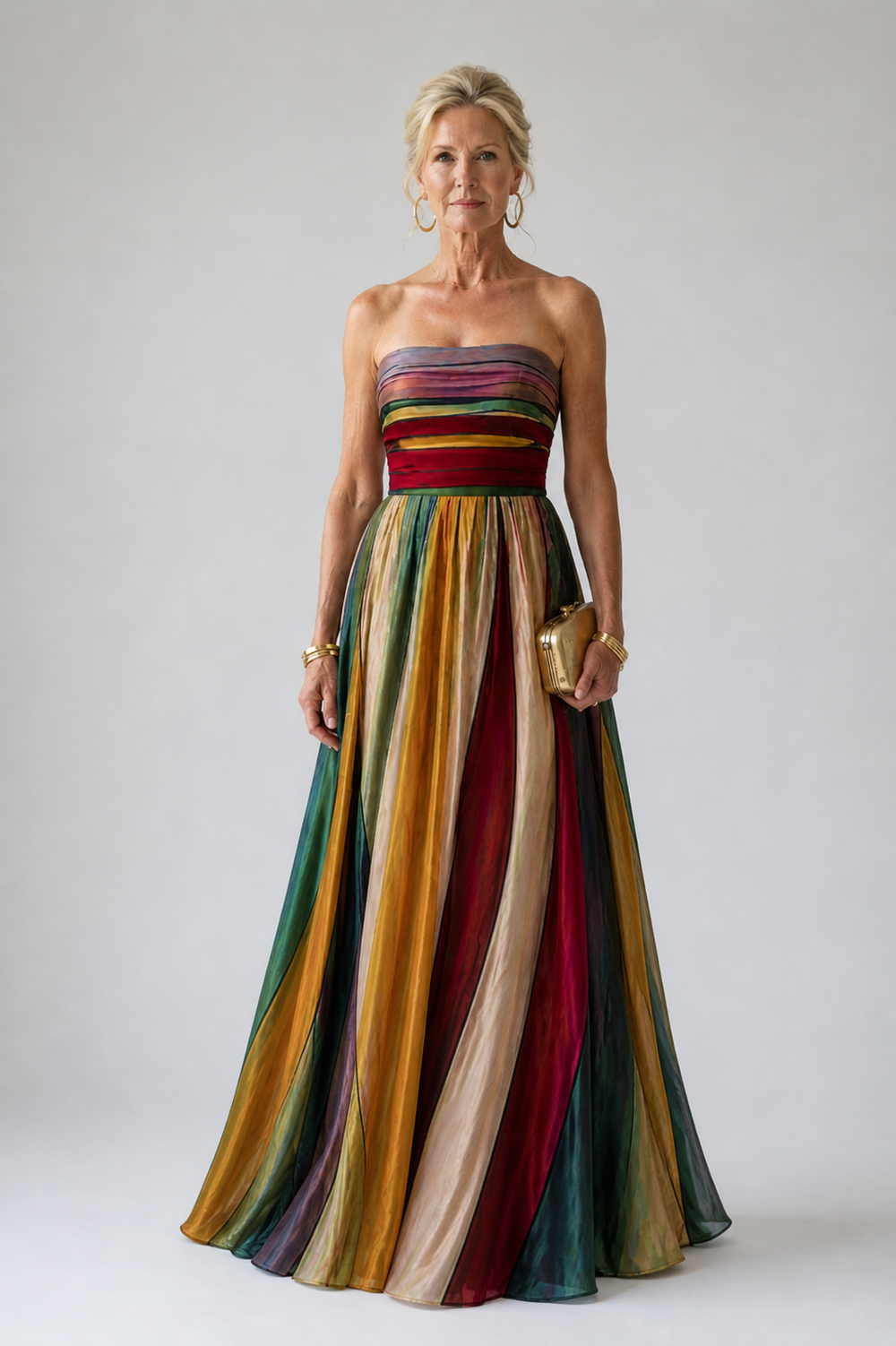 Dália | Vestido de Gala Cai-Cai Evasê