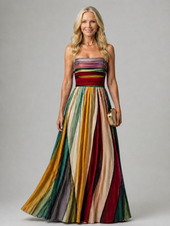 Dália | Vestido de Gala Cai-Cai Evasê