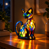 Felino Gracioso | Figura Luminosa de Gato