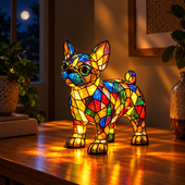 Buldogue Francês | Figura Luminosa Decorativa
