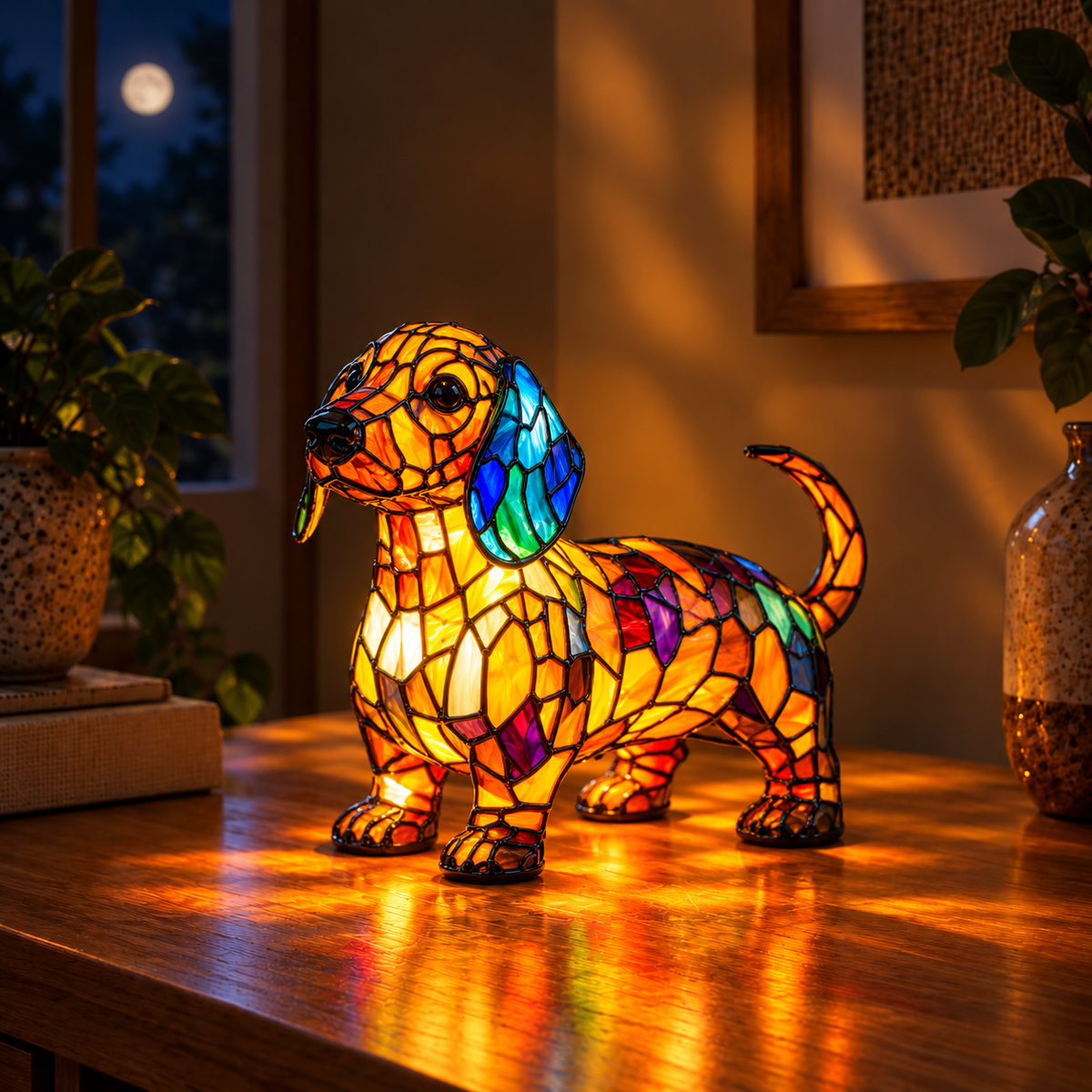 Teckel Radiante | Figura Luminosa Decorativa