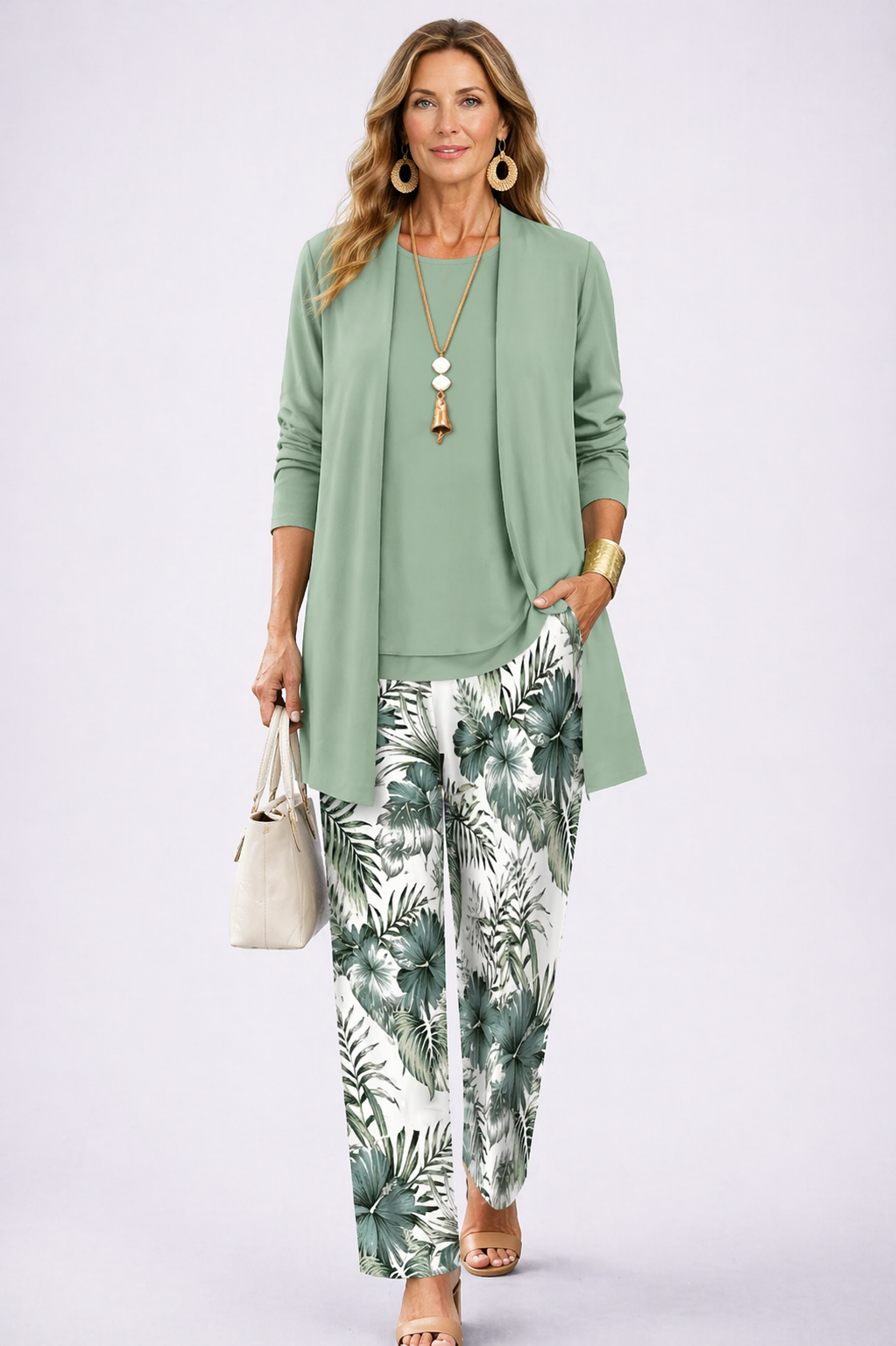 Lúcia | Conjunto Elegante de Três Peças
