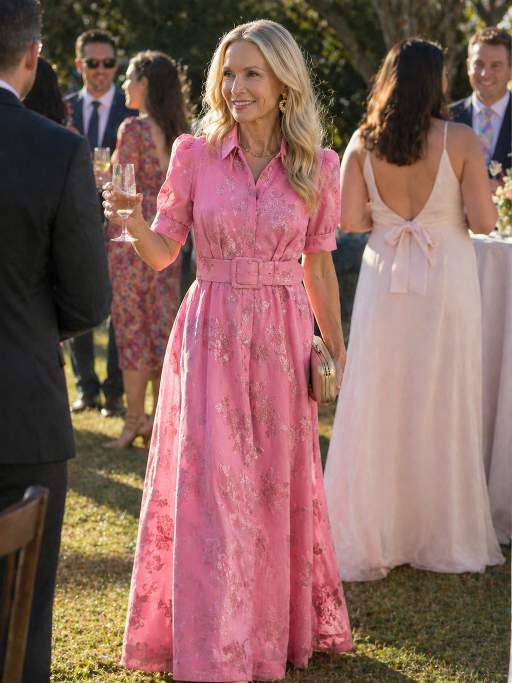 Rosário | Vestido Comprido Floral com Cinto