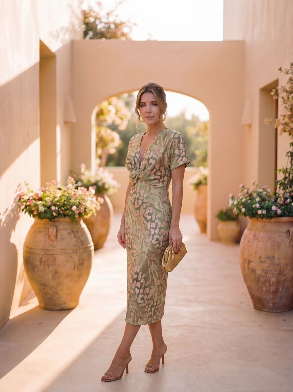 Laura - Vestido Decote em V
