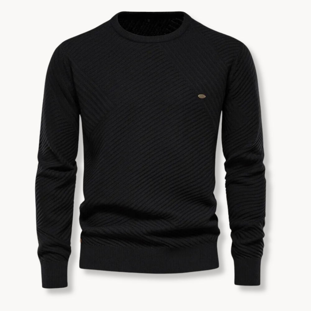 Miguel - Pullover Gola Redonda Canelado