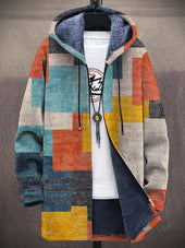Brígida | Casaco Patchwork Artístico com Capuz